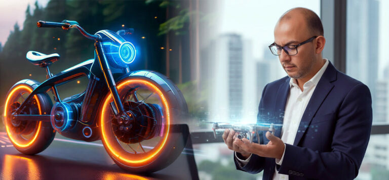 Profesionales analizando una estrategia de innovación digital para transformar ideas en soluciones que impulsan el crecimiento del negocio mediante UX e inteligencia artificial.